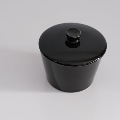 ARABIA KILTA BLACK SUGAR POT