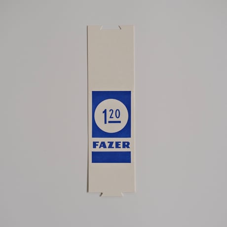 FAZER PRICE CARD