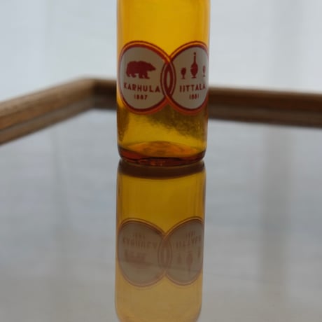 KARHULA IITTALA SMALL GLASS BOTTLE
