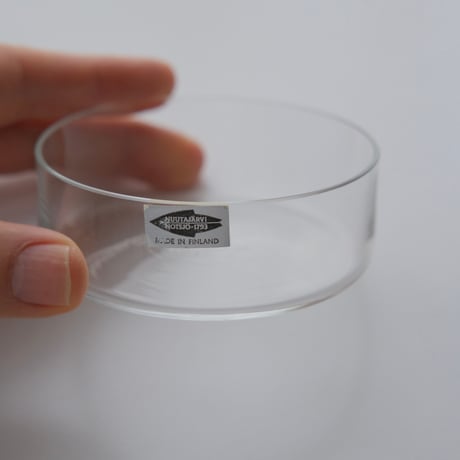 NUUTAJARVI GLASS BOWL (C)