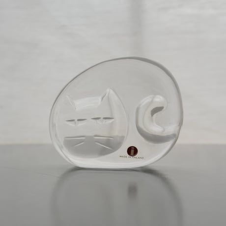 IITTALA GLASS CAT