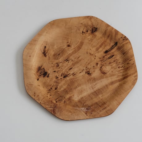 WOODEN OCTOGONAL PLATE/TRAY