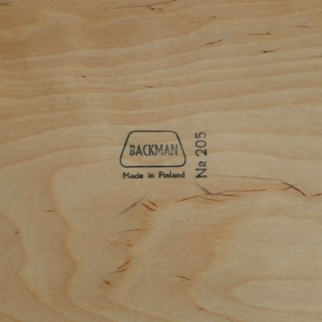 BACKMAN TRAY