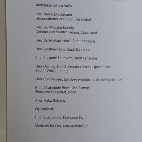 IN BERÜHRUNG MIT ALVAR AALTO
