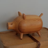 Wooden Piggy Bank
