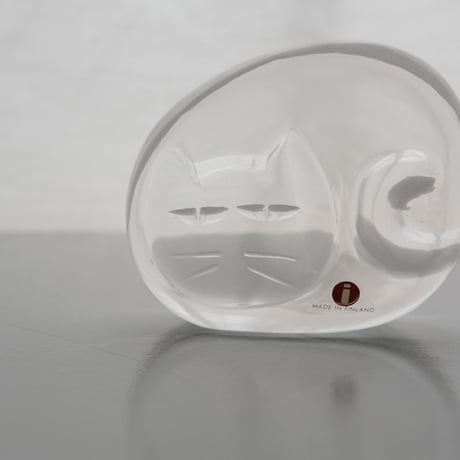 IITTALA GLASS CAT