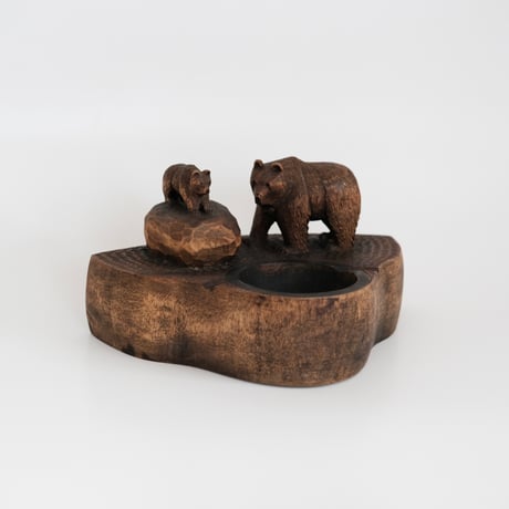 WOOD CARVING BEAR (A)