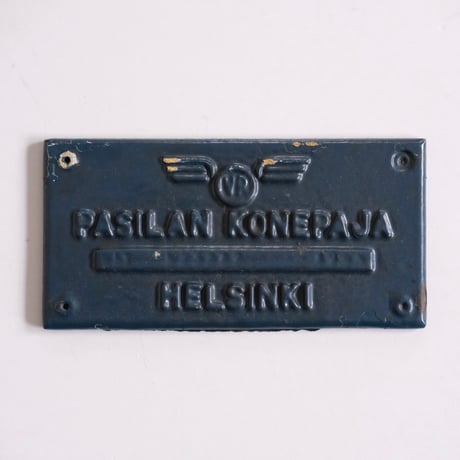 FINNISH NATIONAL RAILWAY 'VR' SIGN