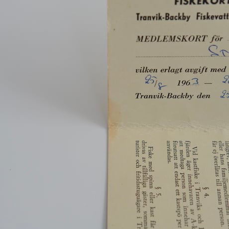 Fishing Tickets