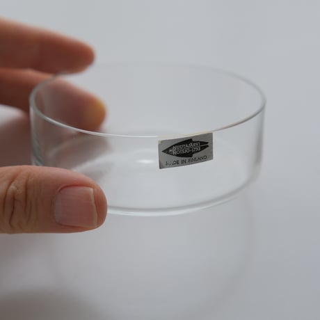 NUUTAJARVI GLASS BOWL (C)
