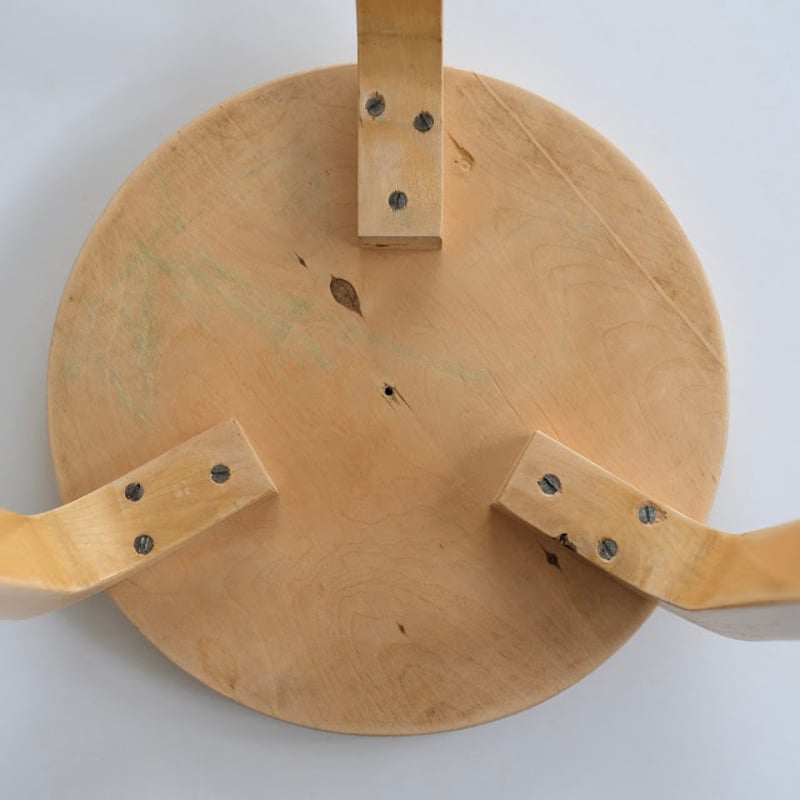 Alvar Aalto  ヴィンテージ　stool66 Model 66 Stool by Alvar Aalto for Artek, Finland | #87137