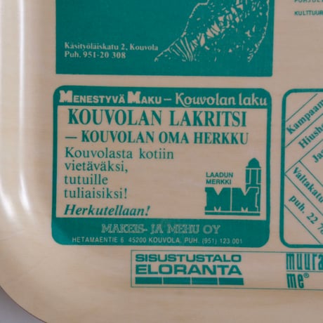 FINNISH COMPANY TRAY (B)