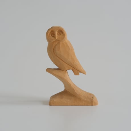 WOOD CARVING OWL