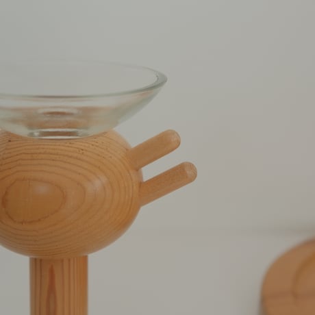 aarikka bird candle holder