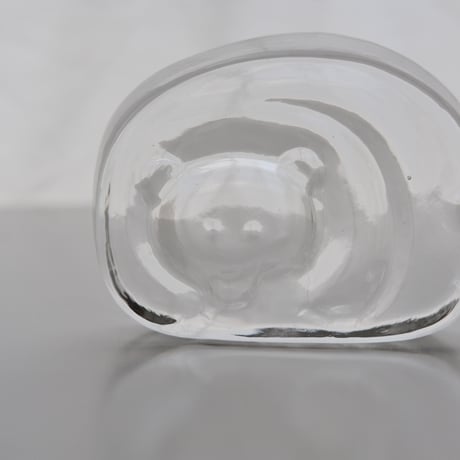 IITTALA BEAR GLASS OBJECT