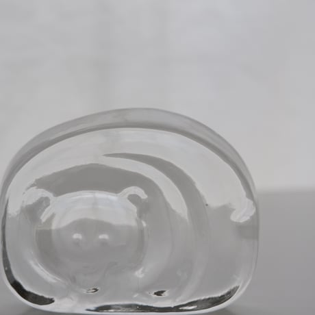 IITTALA BEAR GLASS OBJECT