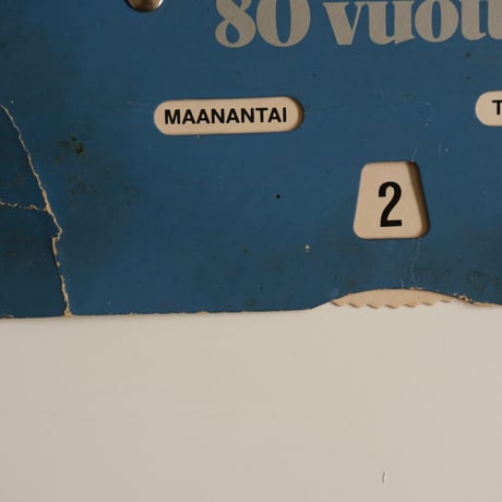 FINNISH FLAG CALENDER