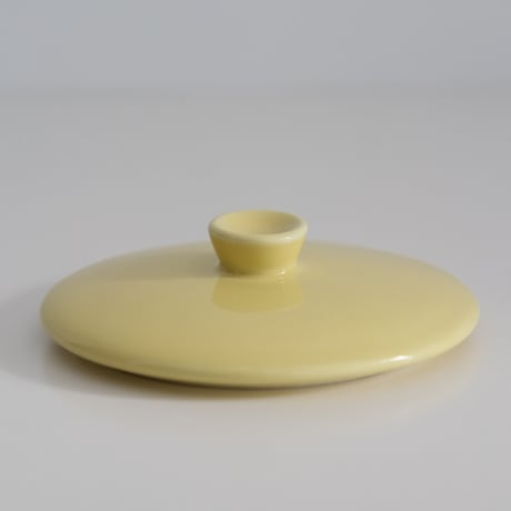 ARABIA KILTA YELLOW SUGAR POT