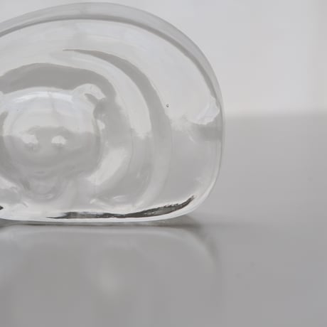 IITTALA BEAR GLASS OBJECT