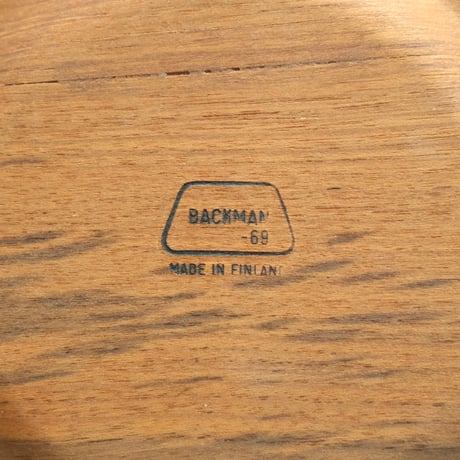 BACKMAN MUSTA KISSA TRAY