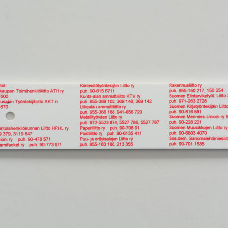 PLASTIC RULER