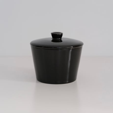 ARABIA KILTA BLACK SUGAR POT