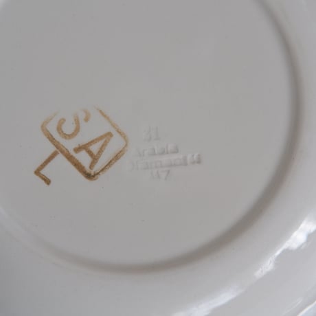 ARABIA SOUP PLATE for FINNISH MILITARY (B)