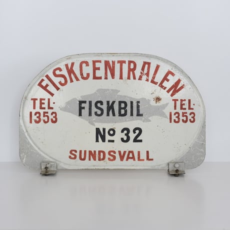 FISH CAR SIGN