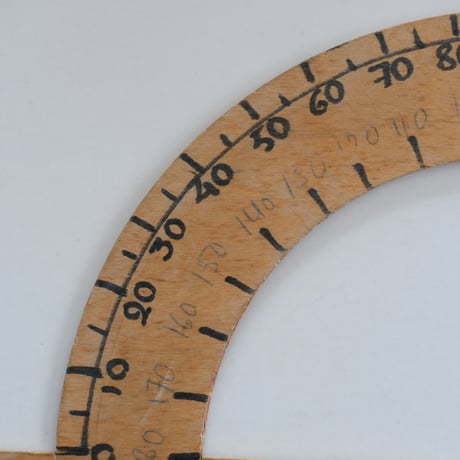 HANDMADE PROTRACTOR