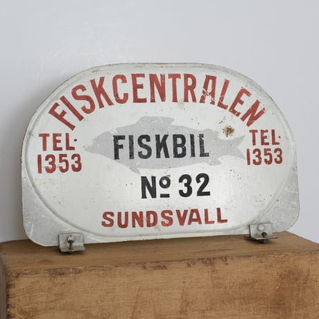 FISH CAR SIGN