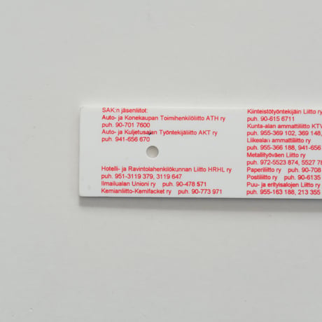 PLASTIC RULER