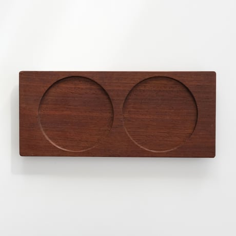 Saara Hopea / Kaj Franck Glass Bowl with Wooden Tray