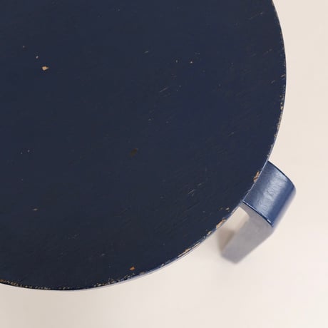 ARTEK VINTAGE STOOL DEEP BLUE PAINTED