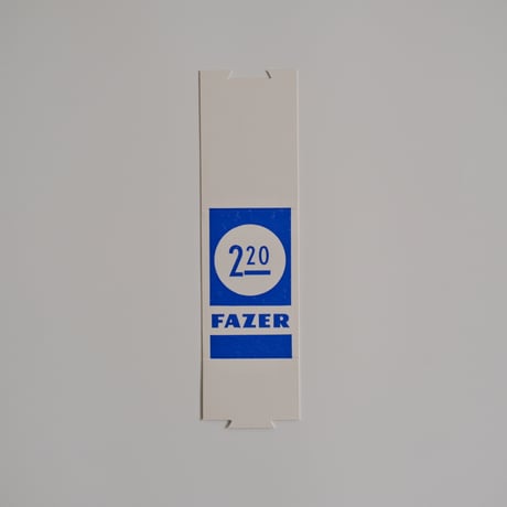 FAZER PRICE CARD