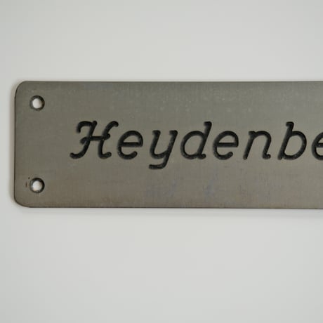 Heydenberg Metal Plate