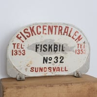 FISH CAR SIGN