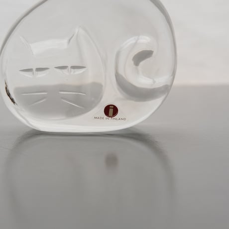 IITTALA GLASS CAT