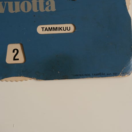 FINNISH FLAG CALENDER