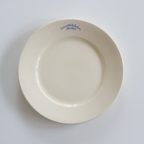 old Arabia＊irja＊Oval plate・* Vintage ARABIA of Finland Green Thistle 12 Inches Oval