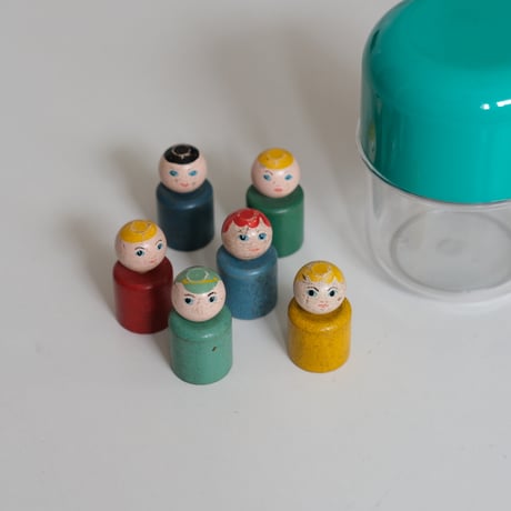 WOODEN DOLL SET