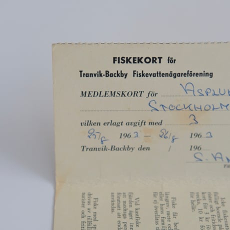 Fishing Tickets