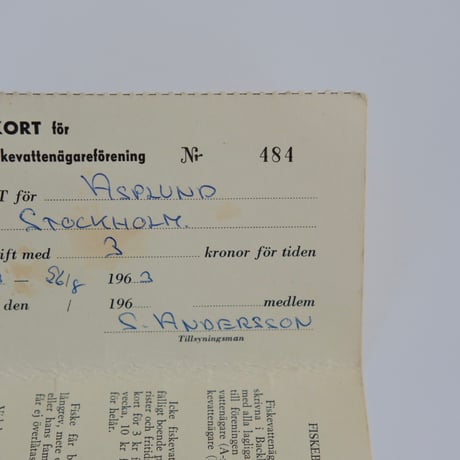Fishing Tickets
