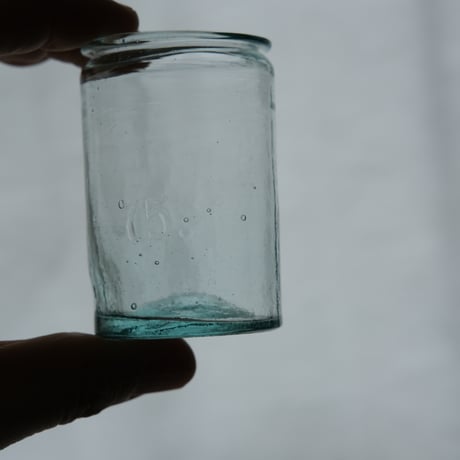 SMALL GLASS JAR