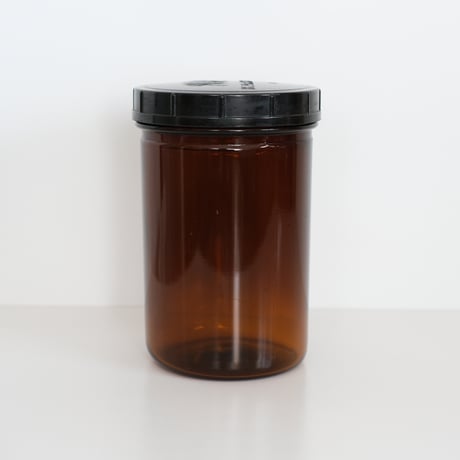 KARHULA GLASS JAR with BLACK LID