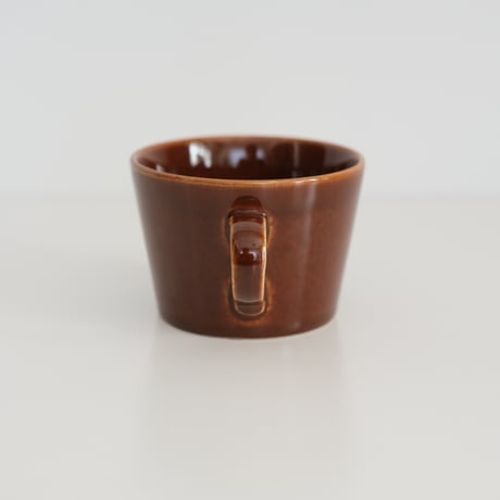 ARABIA KILTA BROWN COFFEE CUP
