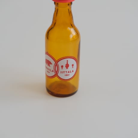 KARHULA IITTALA SMALL GLASS BOTTLE