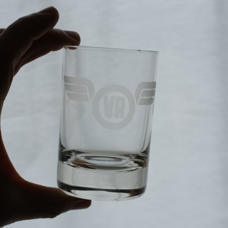 FINNISH NATIONAL RAILWAY VR GLASS TUMBLER