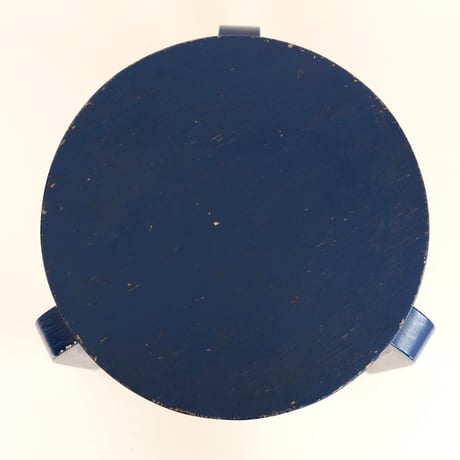 ARTEK VINTAGE STOOL DEEP BLUE PAINTED