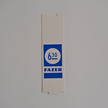 FAZER PRICE CARD