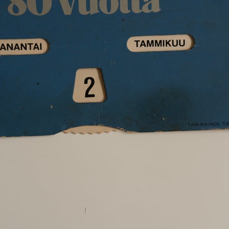 FINNISH FLAG CALENDER